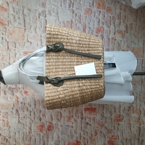 New ULLA JOHNSON Surfside Carryall Straw Tote Bag - Picture 3 of 13